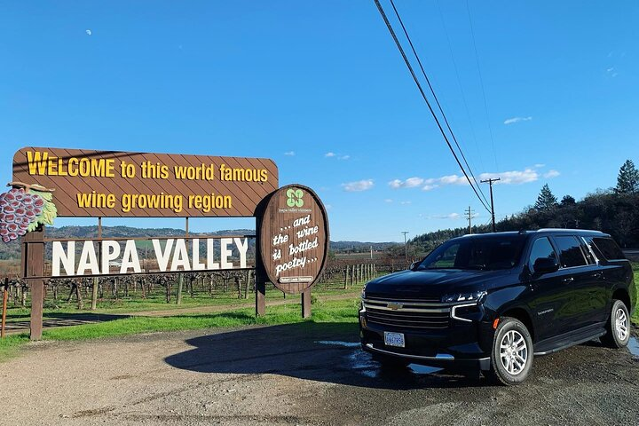 Winery and Vineyard Transportation in Luxury Full Size Black SUV - Photo 1 of 6